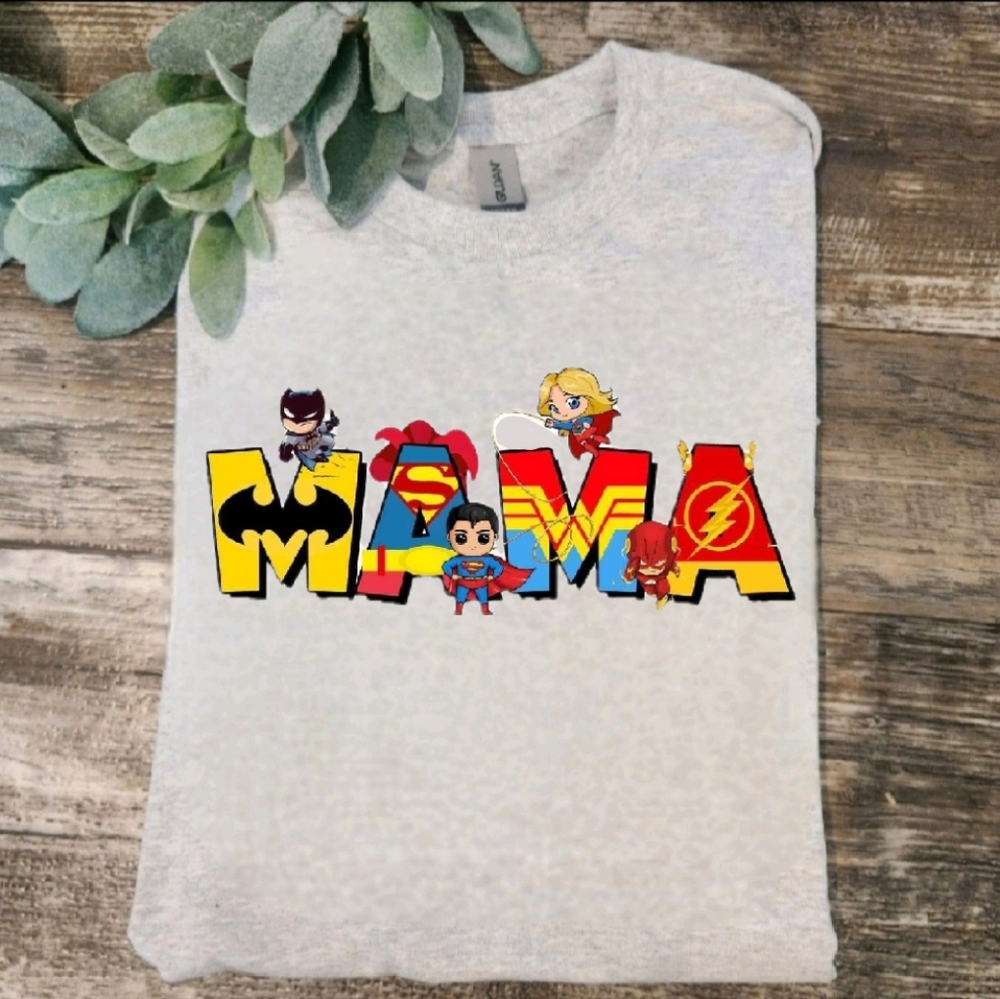 Mom shirt cute superhero mama marvel popular trendy